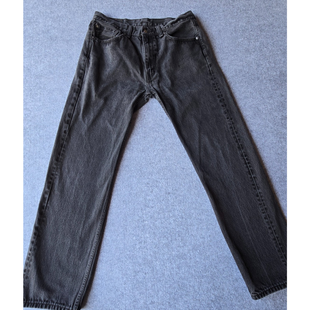 Levi's Men's 505 Jeans Charcoal Wash Straight Leg Med Rise 33x31